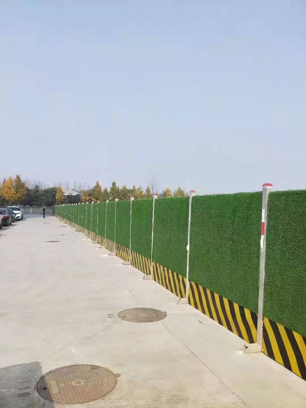 市政围挡 小草围挡 市政施工围挡