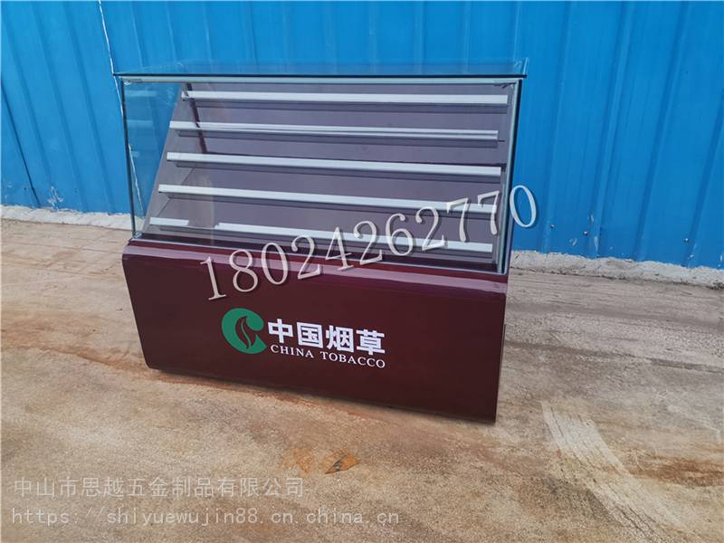 新款便利店小型组合烟酒柜多功能转角木质玻璃展示柜