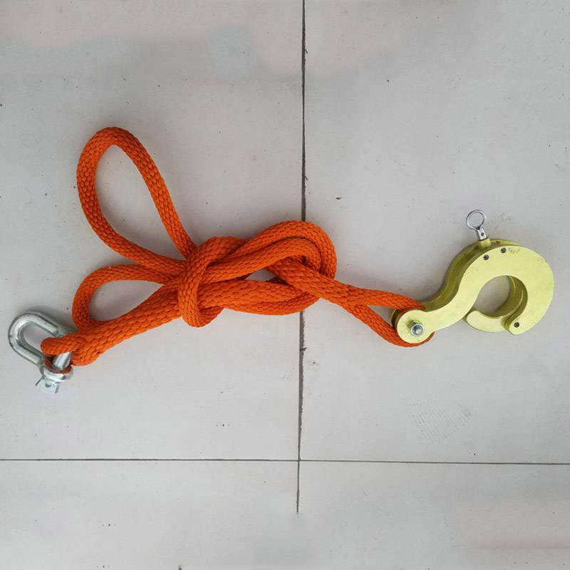 带电作业防坠安全绳耐高压绝缘导线保险绳蚕丝防潮导线后备保护绳