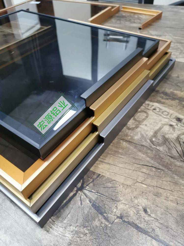 极简20框铝材极简轻奢平开门铝型材极简20玻璃平开门铝材