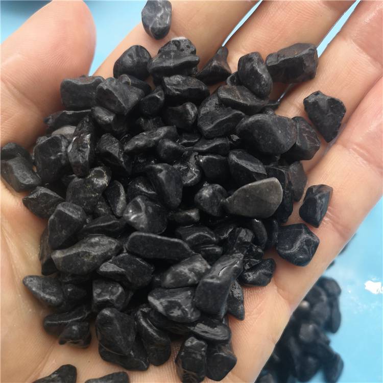 黑色胶粘石石子晋城永顺胶粘石石子价格