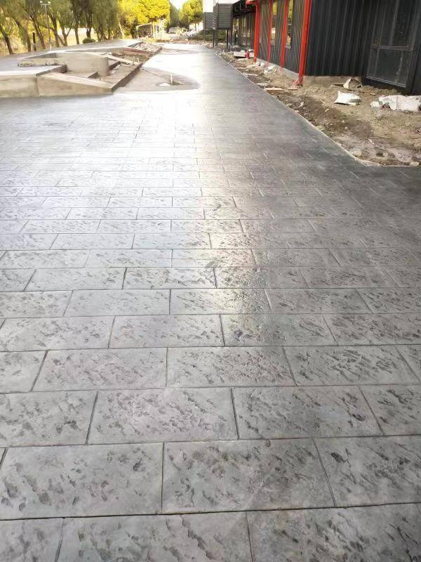 仿青石板压模混凝土地坪 模具 河南 商丘