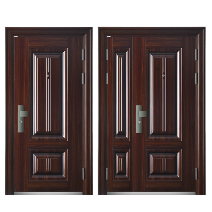 千秋品牌钢质防火防盗门钢质入户门标准尺寸可定制量大优惠