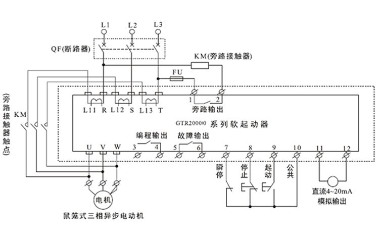 正传电气电机软启动器风机水泵11151852230374555kw软启动器旁路