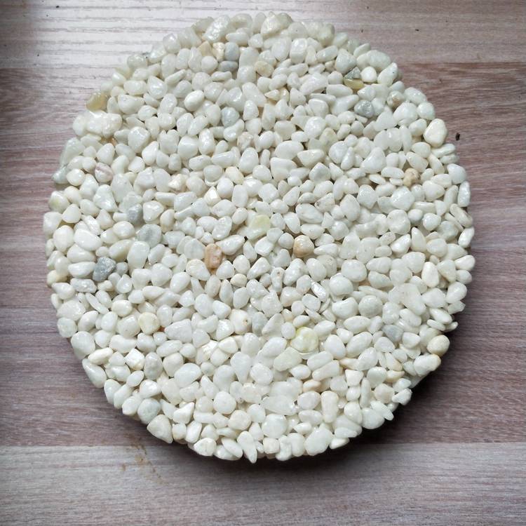 地板黄洗米石透水路面水磨石花盆铺面白色卵石本格矿山供应
