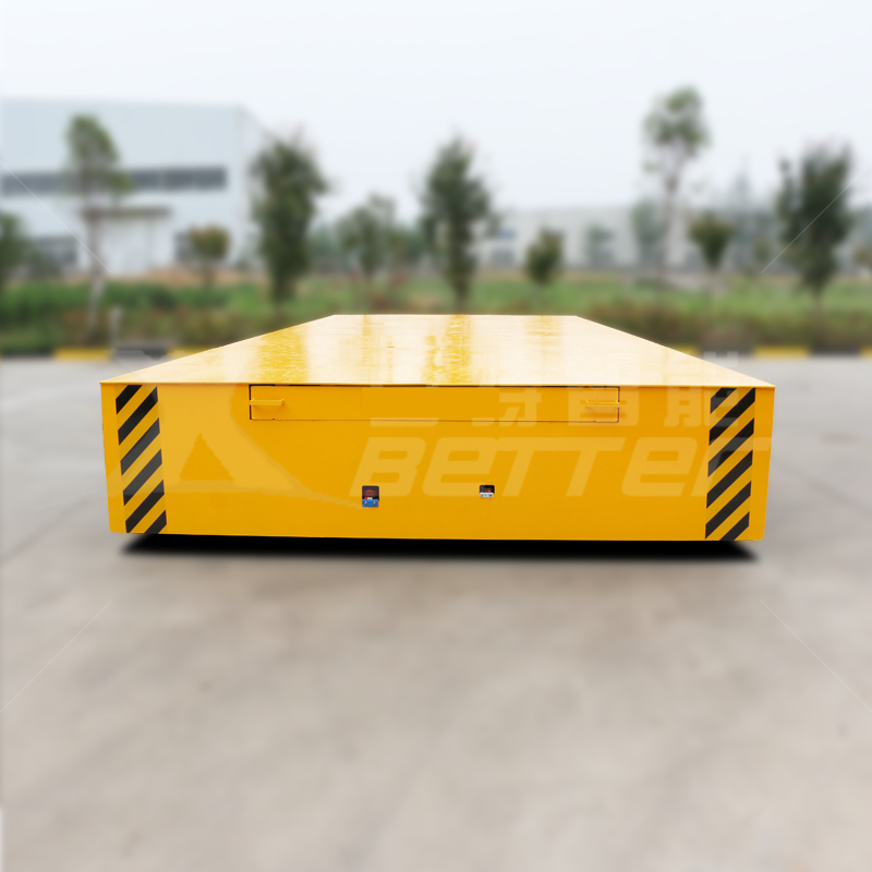 搬运纸托万向平移车20t舵轮驱动重载平车电动平台车百特智能