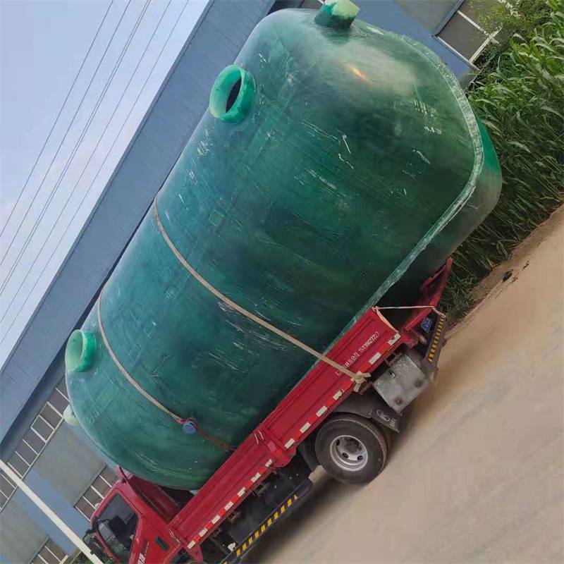 玻璃钢化粪池成品三格隔油池1100立方大型玻璃钢化屎池化粪池