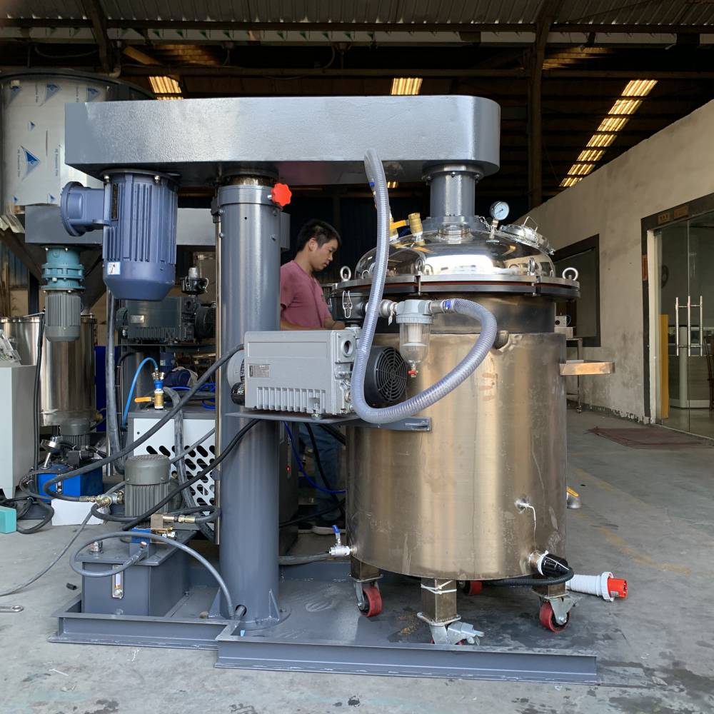 深圳惠州实验室真空反应釜电加热搅拌罐热熔胶溶胶搅拌机