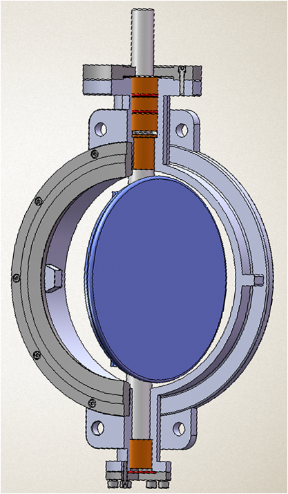 vatten双偏心蝶阀双偏心侧装式低温蝶阀