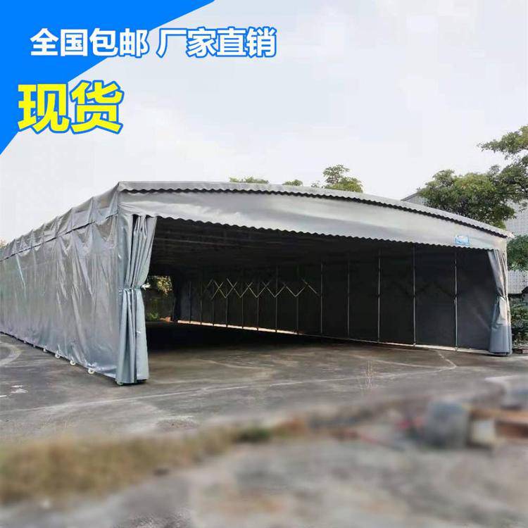伸缩雨棚一平米80元 可用3-5年本地折叠遮阳篷广州厂家定做