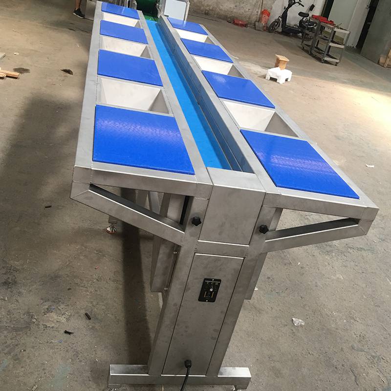 供应蔬菜分选机jy6t人工切菜挑选台六工位分拣工作台