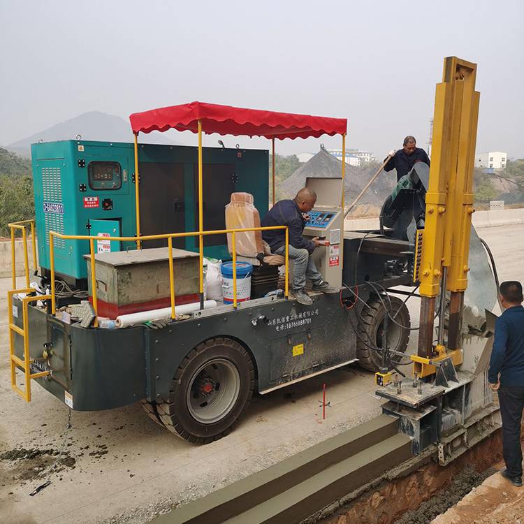 厂家定制路肩石滑膜机护肩石成型机路牙石成型机