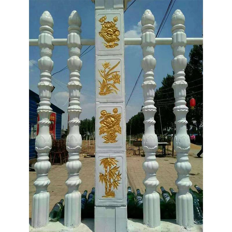 水泥花瓶围栏模具 花瓶柱围栏模具 护栏模具批发