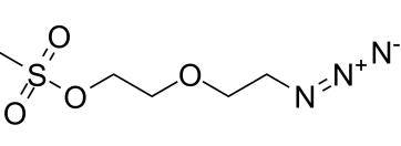 176520-23-3，Azide-PEG2-Ms不稳定的试剂，含有叠氮化物基团和甲酰基