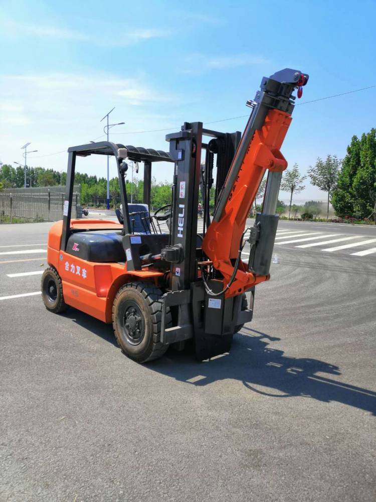 【叉車伸縮臂 叉車吊臂屬具改裝 杭叉合力叉車吊 ***配件叉車起重臂】