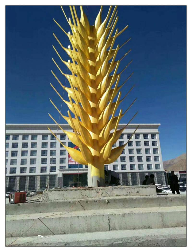 不锈钢麦子雕塑厂家不锈钢麦子雕塑规格不锈钢麦子雕塑型号农作物类