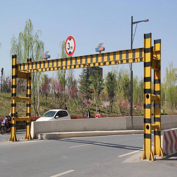 升降限高架英大机械远程控制道路限高龙门架液压升降电动限高杆