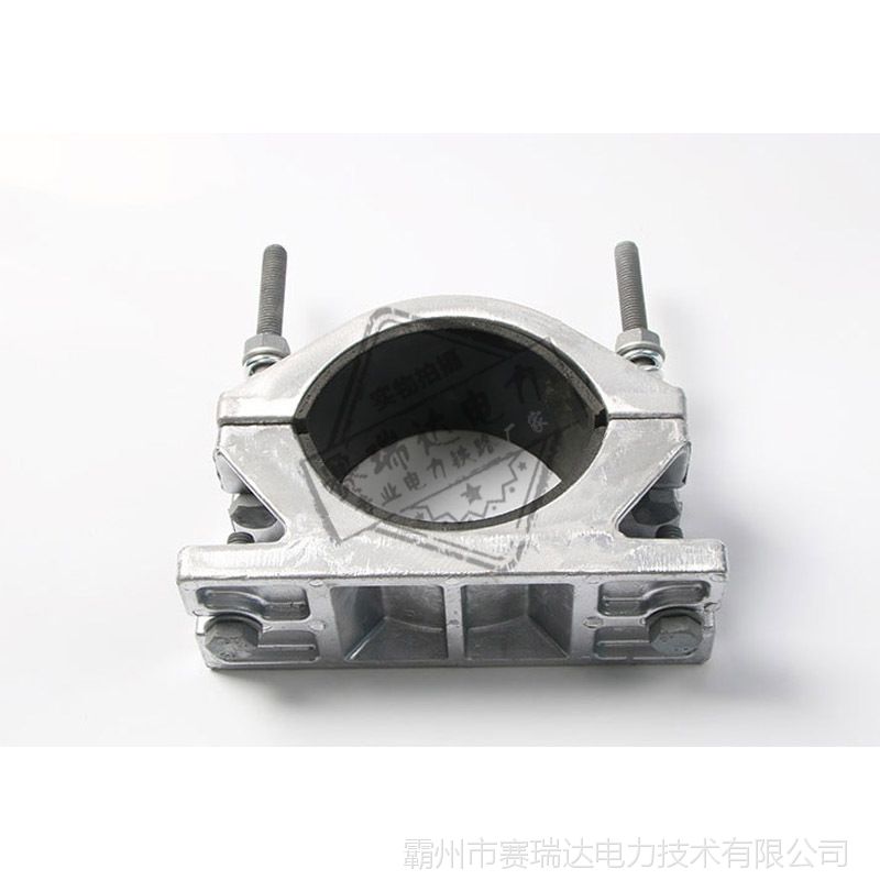 螺栓型铝合金高压电缆固定线夹jgh3单芯电缆固定夹抱箍单芯母线