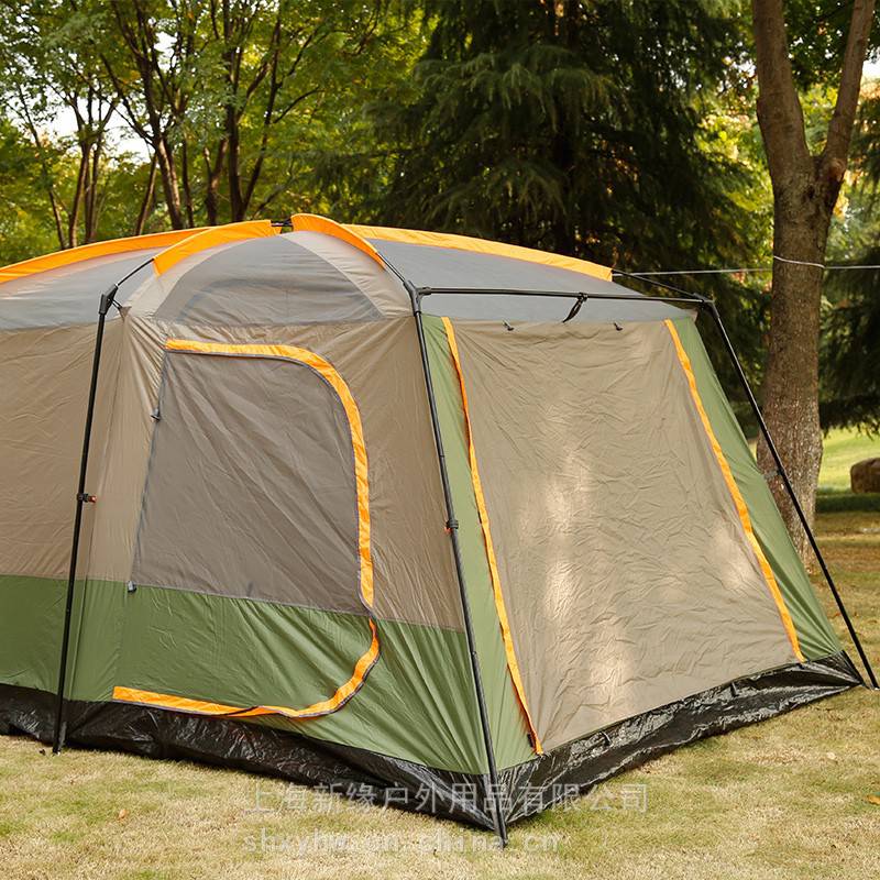 512人多功能帐篷户外大型方形露营野营沙滩遮阳蓬伞帐篷