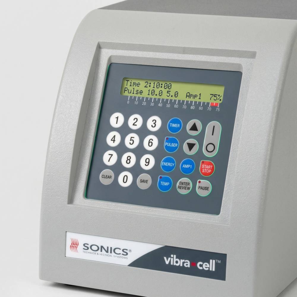 原装 Sonics VCX500 超声处理器 20kHz 可编程 DNA 打断纳米分散机