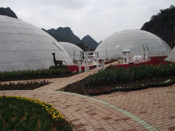 温室大棚-绣田农业***制作-圆形温室大棚