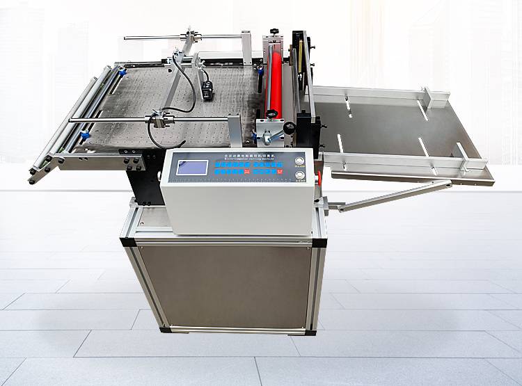 工业吸风追色定位同步裁切机不干胶切片机铜版纸全自动切纸机oppitop