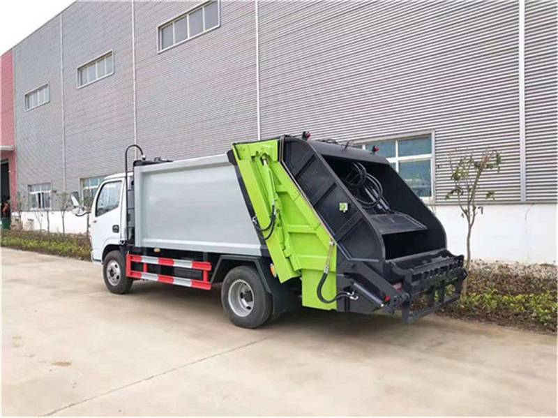 供应机场用6方3吨后装压缩垃圾车东风自卸式垃圾车