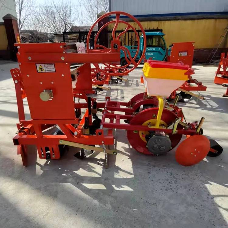 青毛豆种植覆膜机四行果子毛豆播种机膜上扎眼免扣苗点播机