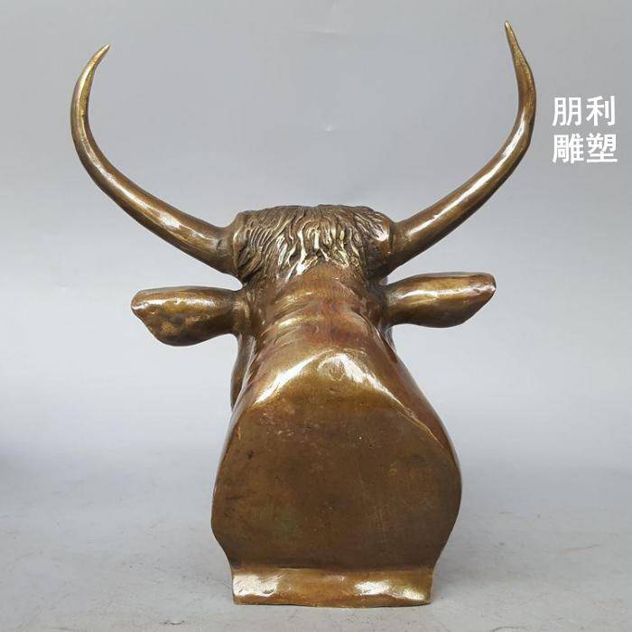 铸铜牛头雕塑厂家金属抽象雕塑牛头造型雕塑公司