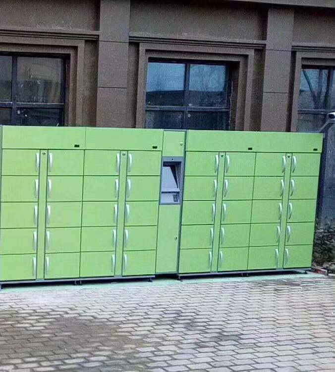 毅迈供应1000储量生鲜配送智能自提柜室内室外均可