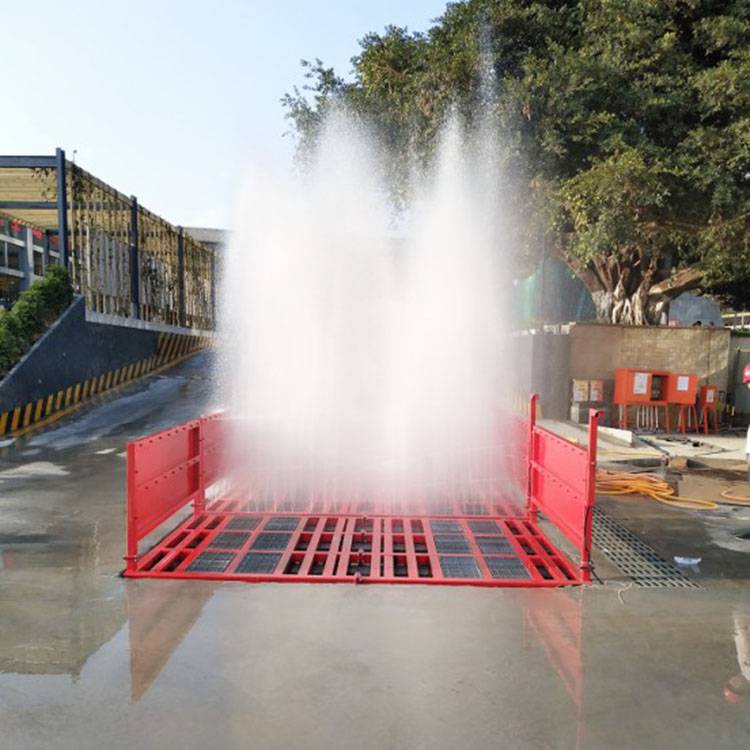 高压自动冲洗机是建筑工地的车辆环保冲洗设备