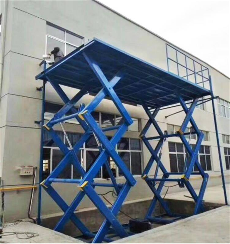 山西晋城航天牌380v承重5吨升降机大型液压式升降机供应