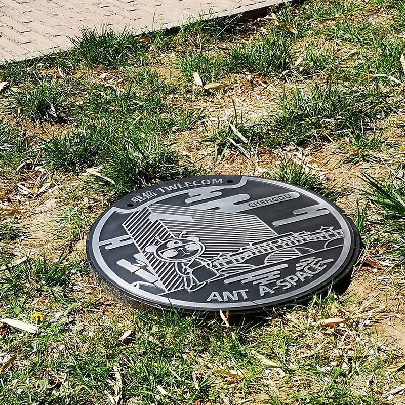 不锈钢井盖市政电力广场井盖装饰井盖图片