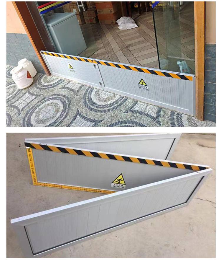 地库出入口挡板雨季防汛铝合金挡水板可拆卸加厚挡鼠板