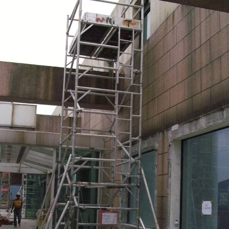 异形铝合金脚手架出租工程施工盘扣支架运输方便