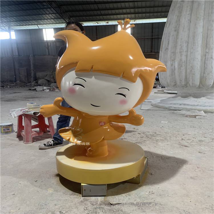 广州卡通动物雕塑厂玻璃钢卡通造型价格
