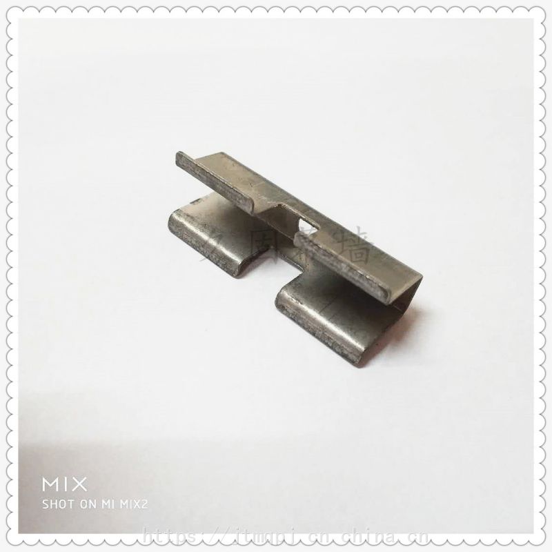 仿石材保温装饰一体板u型锚固件插件扣件固定件免开槽量大议价