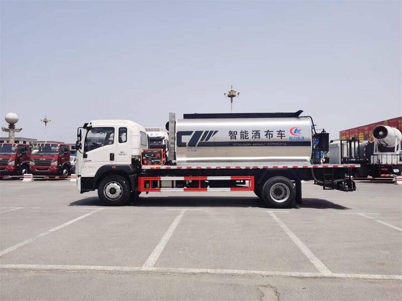 水泥洒布车喷头 洒布图片 山东同步封层车企业