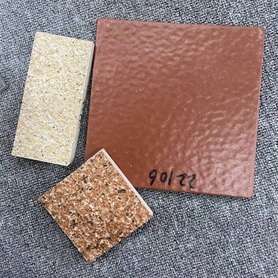 炫亮卡米威广场砖广场景区地砖黄色铁红色x1008