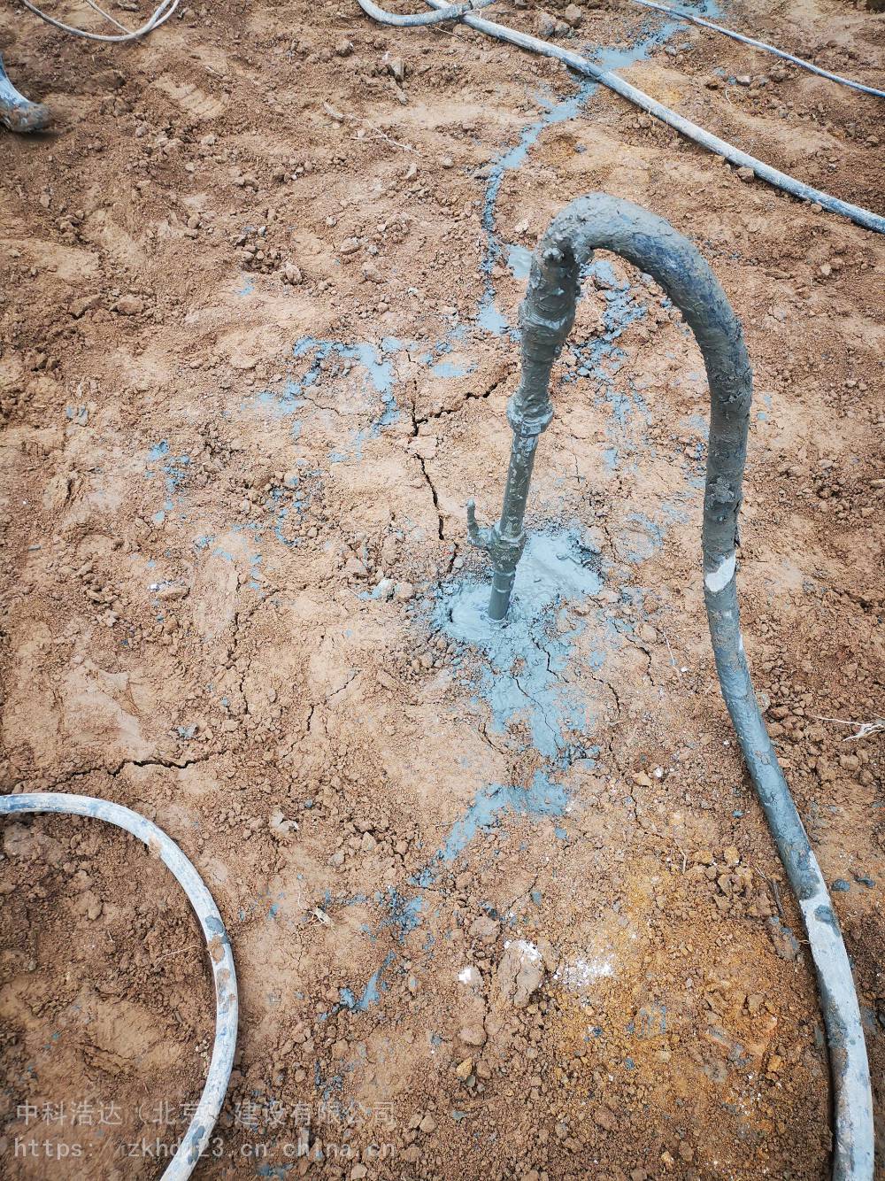 甘肃平凉回填土地基注浆厂房基础沉降加固中科浩达