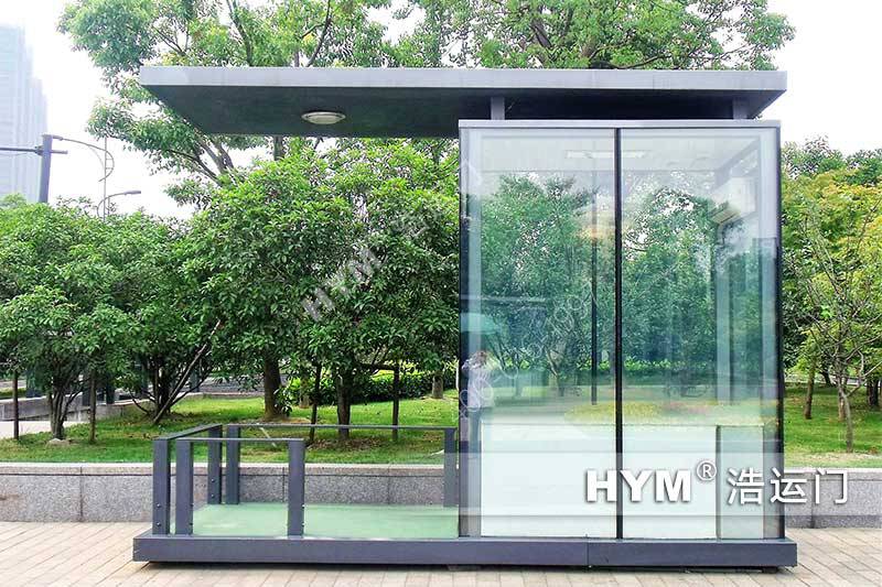 河南定制小区物业大门口玻璃保安岗亭