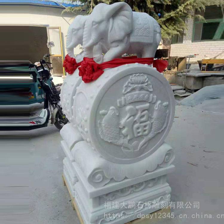 福建抱鼓石规格尺寸石墩门鼓