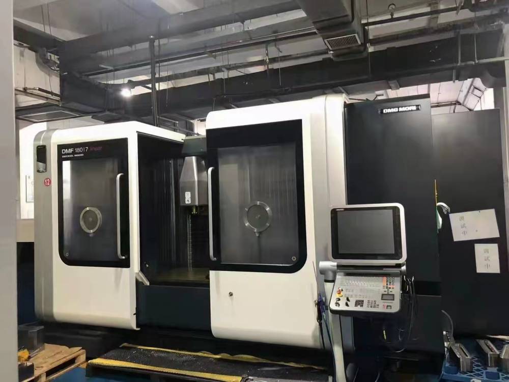 出售二手德玛吉dmf1807五轴联动加工中心海德汉itnc530系统