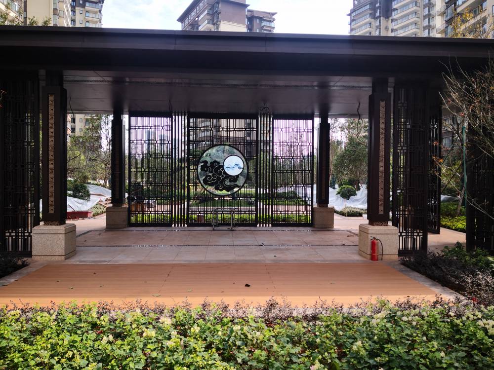 金属镂空切割艺术文化景墙定制安装不锈钢屏风哪里有