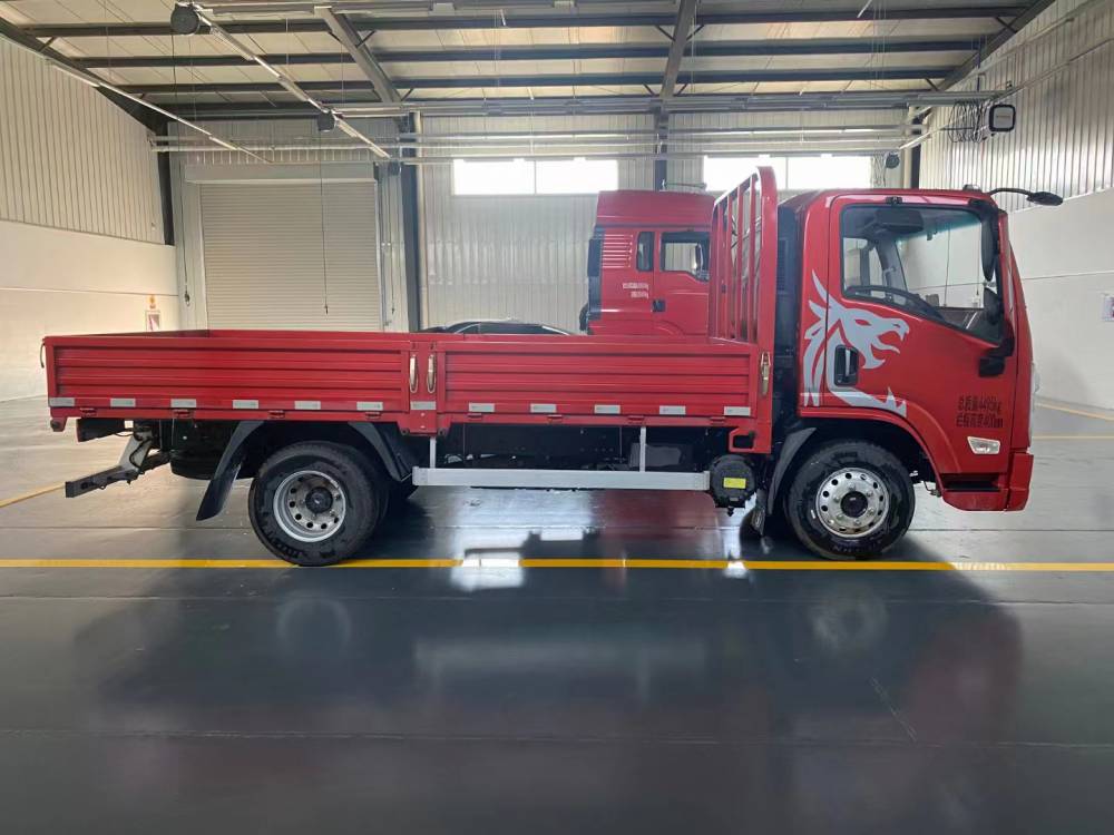 蓝牌4米2栏板车陕汽德龙k5000报价陕汽德龙k5000栏板车报价