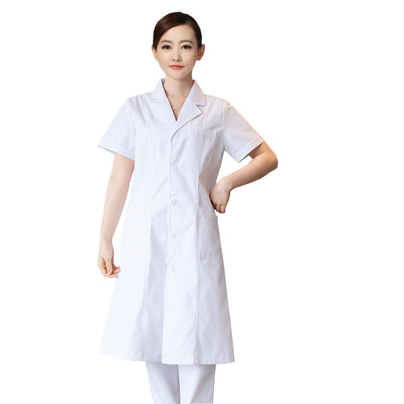 医师服白大褂医生工作服男女长款长袖秋冬护士服医院隔离服装图片