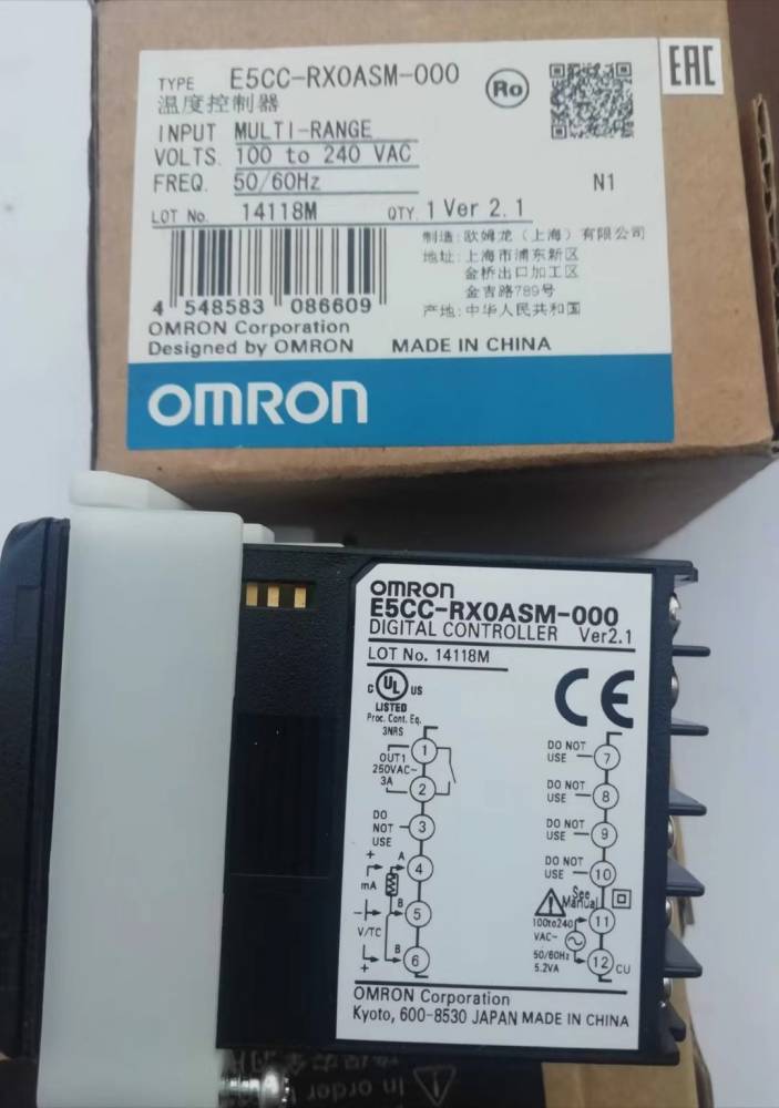 原装欧姆龙温控器e5eccr2asm800温控器型号