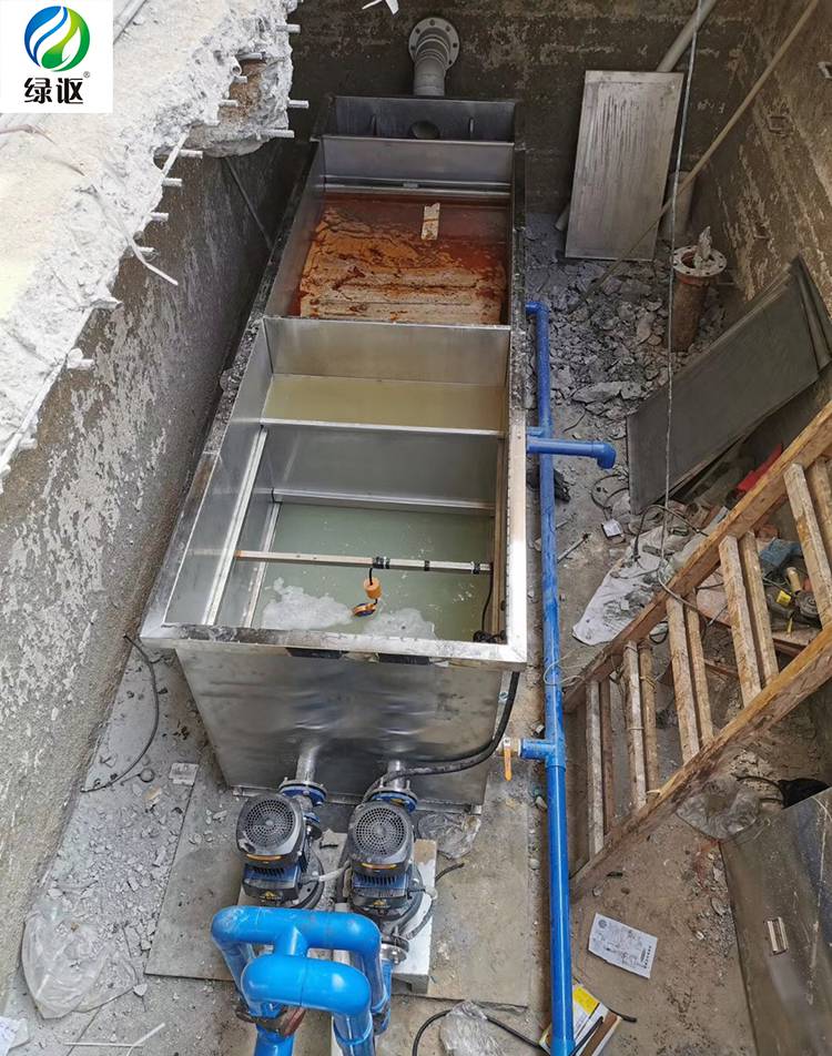 批量供应ls1无动力地埋式自动油水分离器绿森环保酒楼隔油池