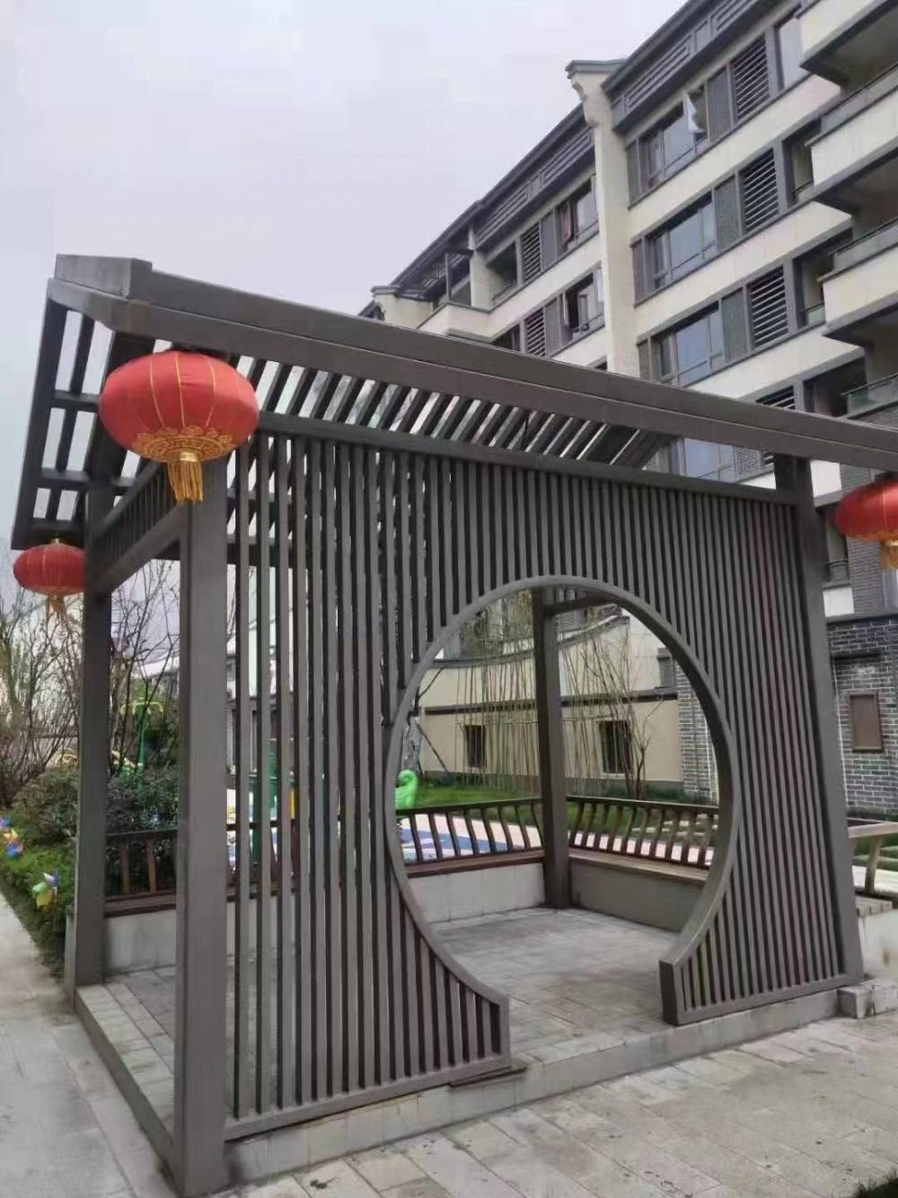 铝合金凉亭新中式凉亭新中式阳光房中式铝合金亭子