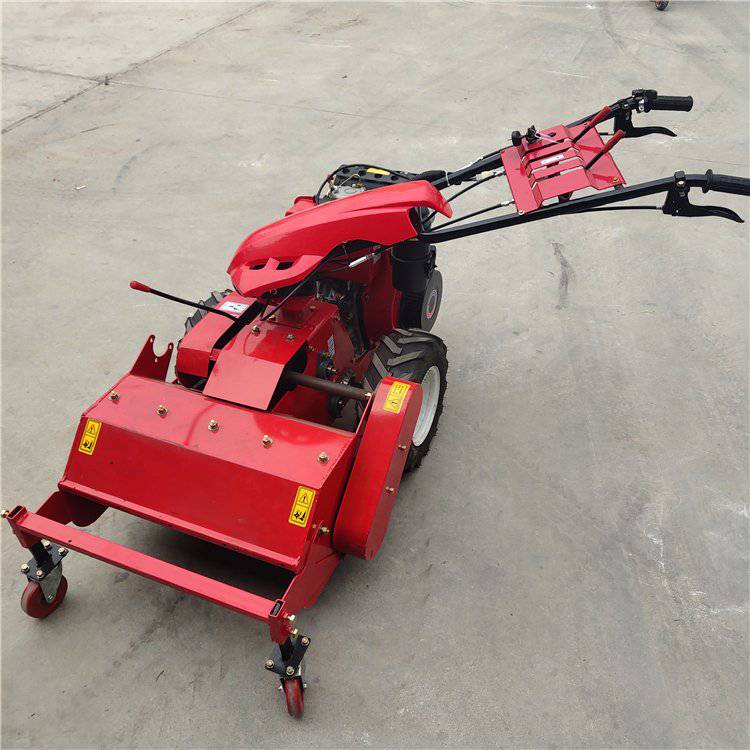 家用果园碎草机 自走式碎草还田机 170型汽油割草机